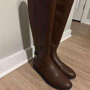 Coach Brown Over the Knee Boots